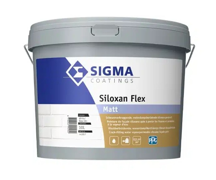 Siloxan Flex Matt | Matte Gevelverf | 10 LTR | Wit