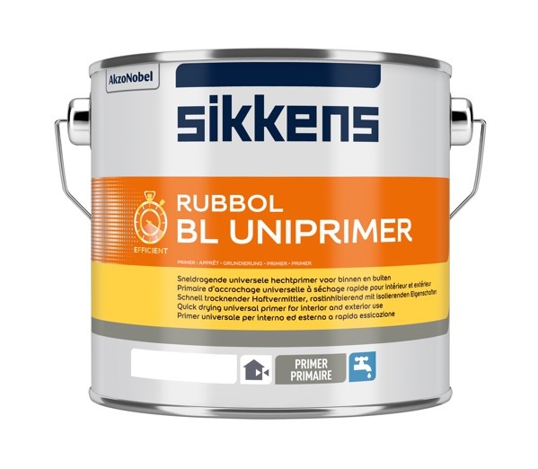 Rubbol BL Uniprimer | Grondverf Binnen & Buiten | 2,5 LTR | Kleur
