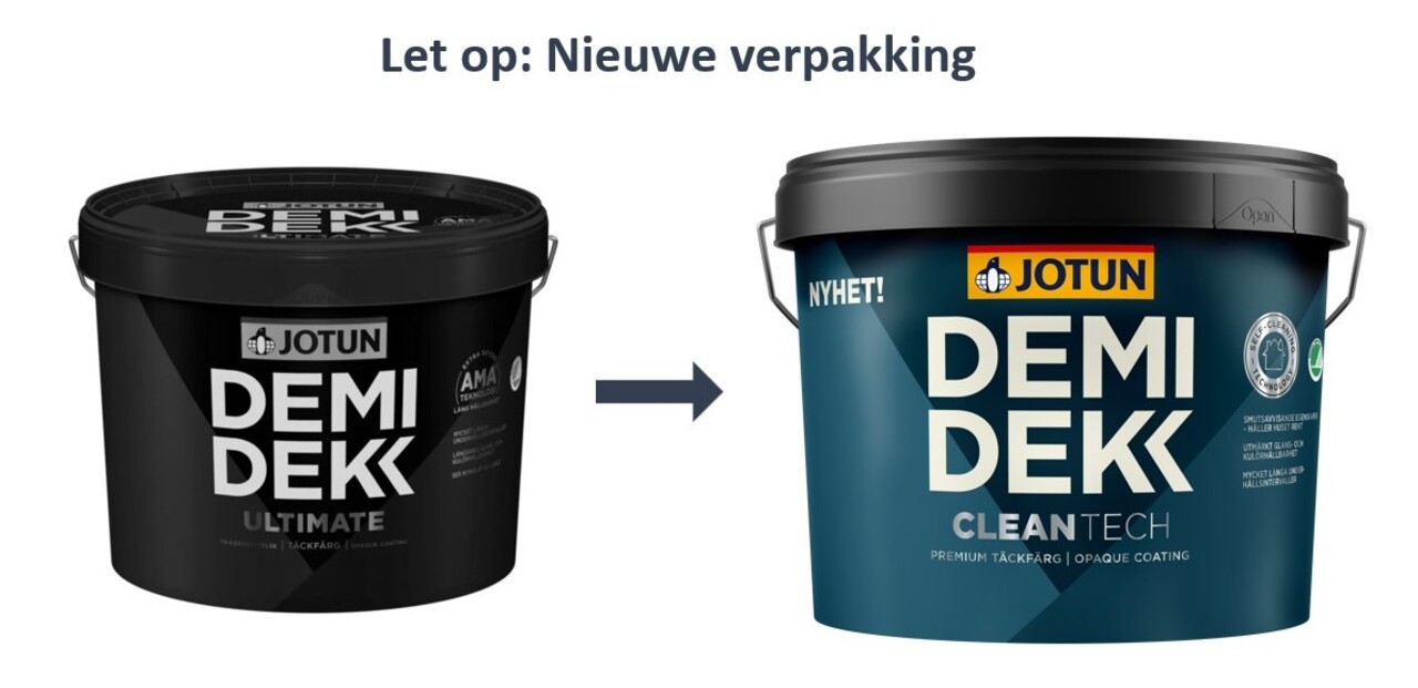 Jotun Demidekk Cleantech | Dekkende Houtverf Buiten