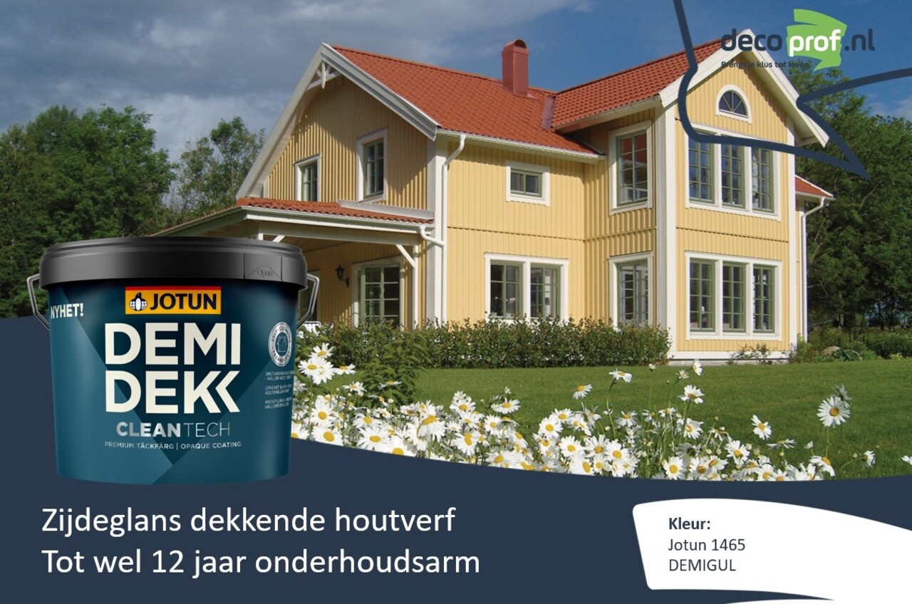 Jotun Demidekk Cleantech | Dekkende Houtverf Buiten