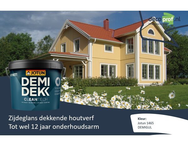 Jotun Demidekk Cleantech | Dekkende Houtverf Buiten
