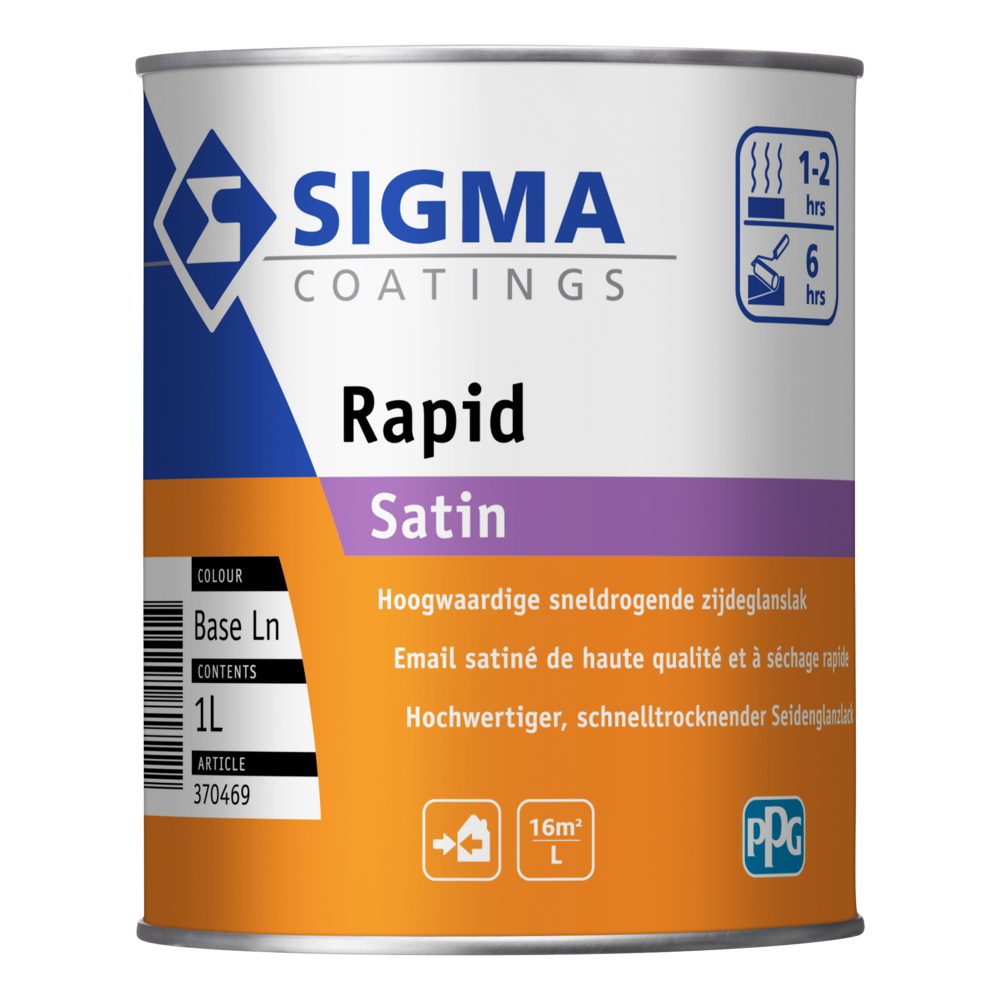 Sigma Rapid Satin | Sneldrogende Zijdeglans Lakverf Buiten Sigma Rapid Satin | Sneldrogende Zijdeglans Lakverf Buiten