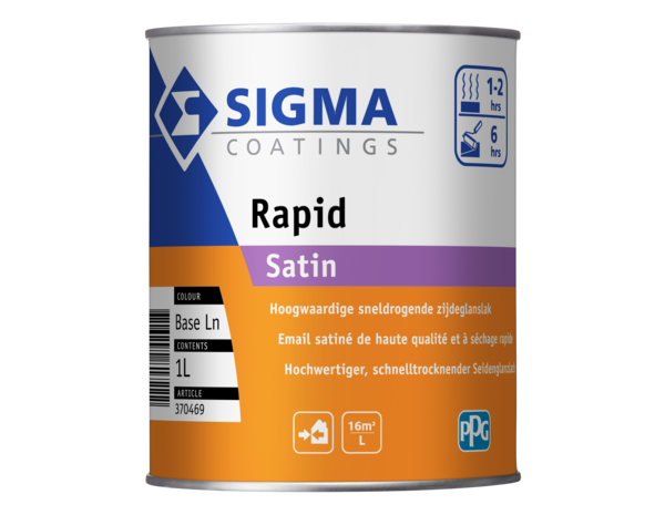 Sigma Rapid Satin | Sneldrogende Zijdeglans Lakverf Buiten Sigma Rapid Satin | Sneldrogende Zijdeglans Lakverf Buiten