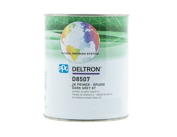 PPG DP4000 D8507 2K Primer G7 Donkergrijs PPG DP4000 D8507 2K Primer G7 Donkergrijs