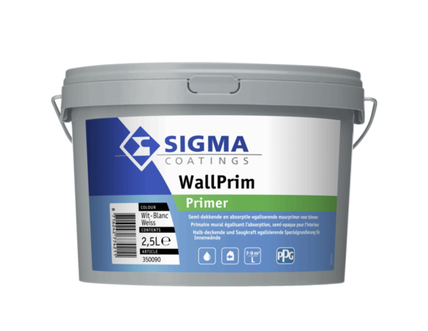 Sigma WallPrim Primer | Muurverfprimer Binnen Sigma WallPrim Primer | Muurverfprimer Binnen