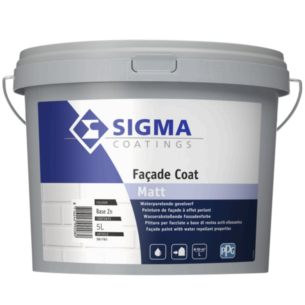 Sigma Facade Coat Matt | Matte Gevelverf Sigma Facade Coat Matt | Matte Gevelverf
