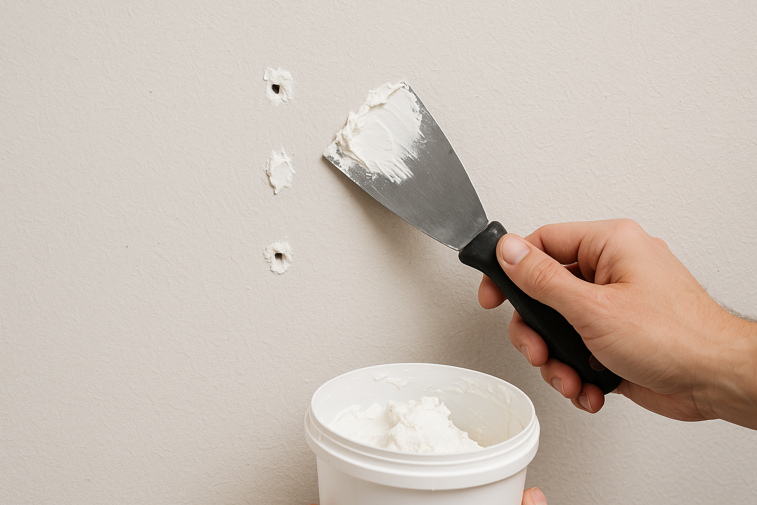 Gaten vullen in de muur? Zo doe je dat eenvoudig zelf