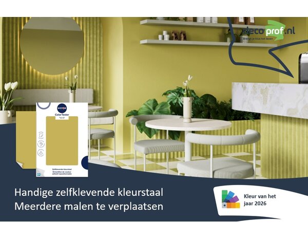 Kleurstaal Histor Colortester Secret Safari PPG1110-4 | Kleur van het Jaar 2026 Kleurstaal Histor Colortester Secret Safari PPG1110-4 | Kleur van het Jaar 2026