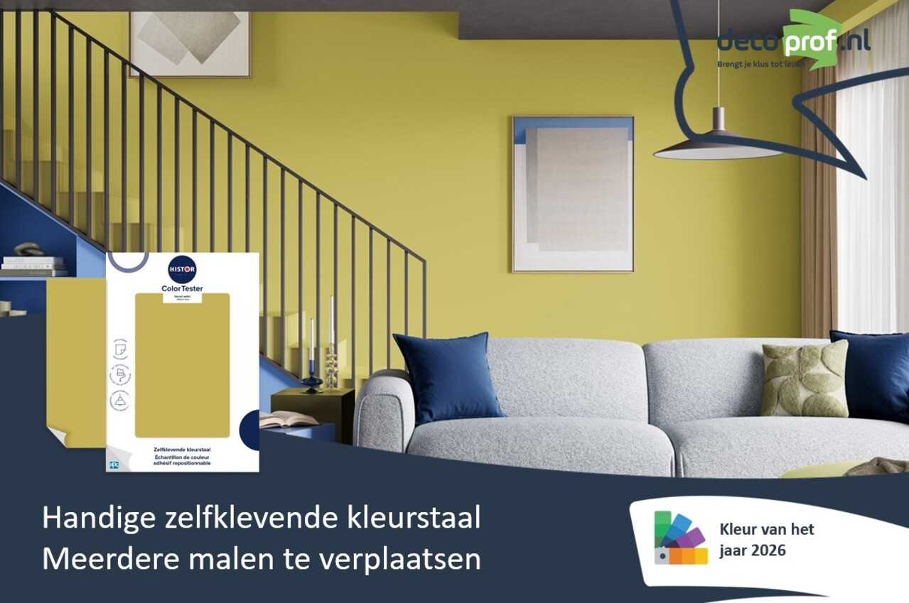 Kleurstaal Histor Colortester Secret Safari PPG1110-4 | Kleur van het Jaar 2026 Kleurstaal Histor Colortester Secret Safari PPG1110-4 | Kleur van het Jaar 2026
