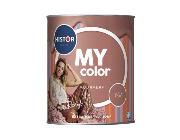 Histor My Color Muurverf Limited Edition Earth Rose Histor My Color Muurverf Limited Edition Earth Rose
