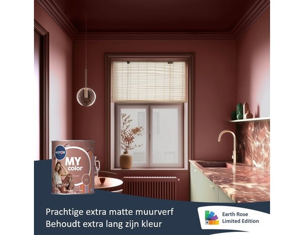 Histor My Color Muurverf Limited Edition Earth Rose Histor My Color Muurverf Limited Edition Earth Rose