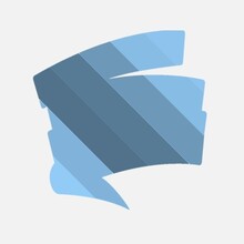 Blauwe muurverf Blauwe muurverf