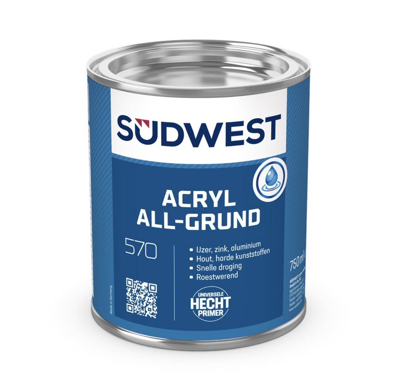 Acryl Allgrund Grijs | 750 ML