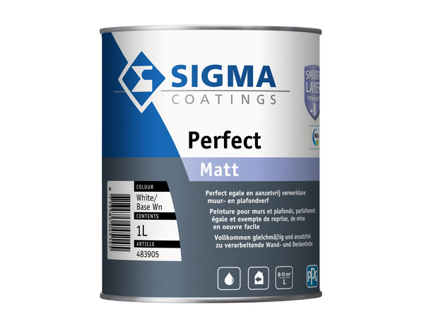 Sigma Perfect Matt | Matte Muurverf en Plafondverf Sigma Perfect Matt | Matte Muurverf en Plafondverf
