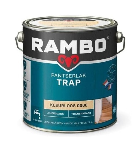 Pantserlak Trap Transparant Zijdeglans | 2,5 LTR