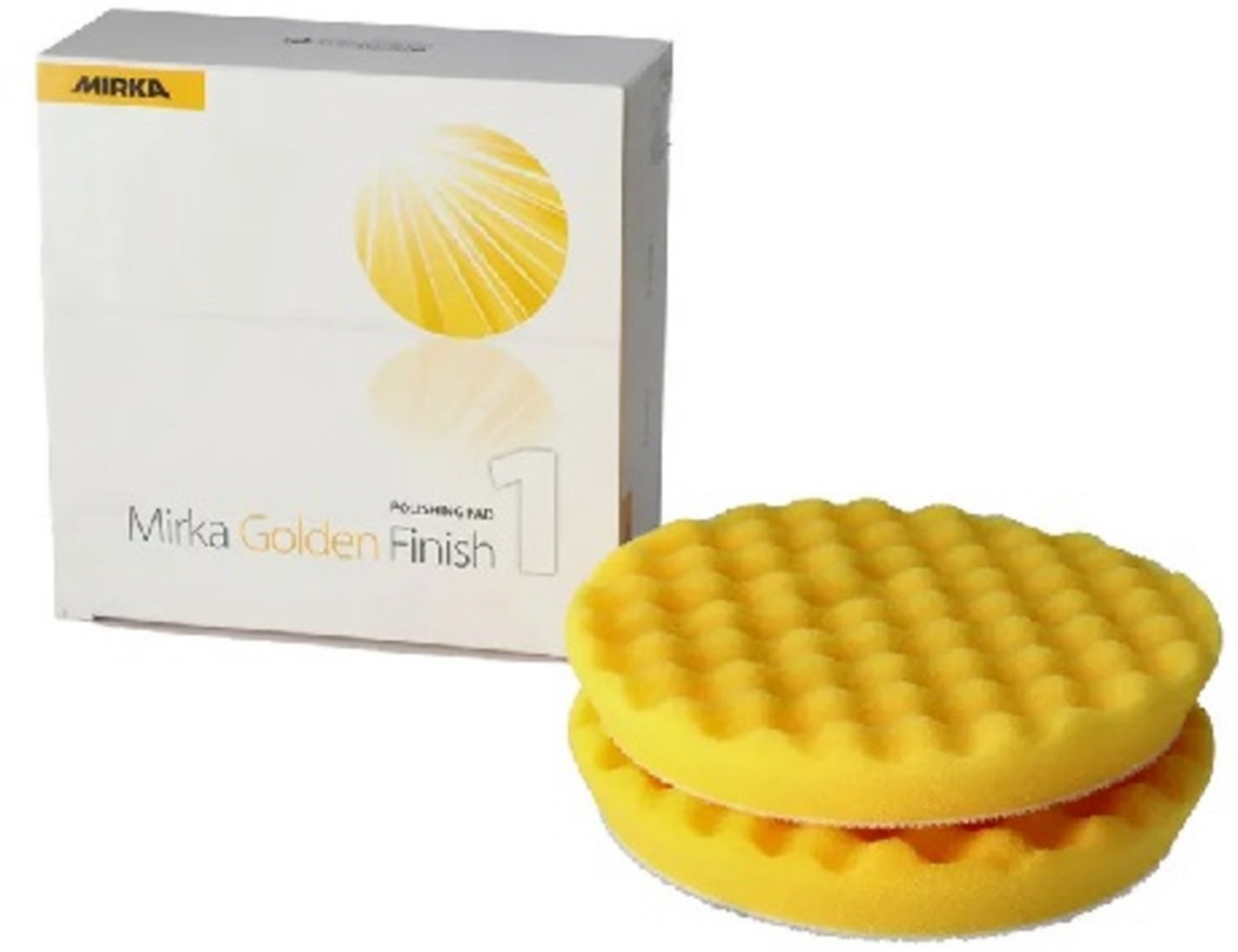 Mirka Golden Finish Pad-1 85 x 25 mm Gewafelde Geel