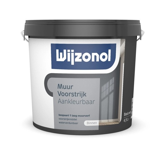 Muurvoorstrijk Aankleurbaar | 5 LTR | Wit