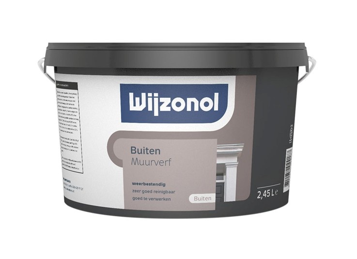 Muurverf Voor Buiten Zijdeglans | 2,5 LTR | Donkere Kleur
