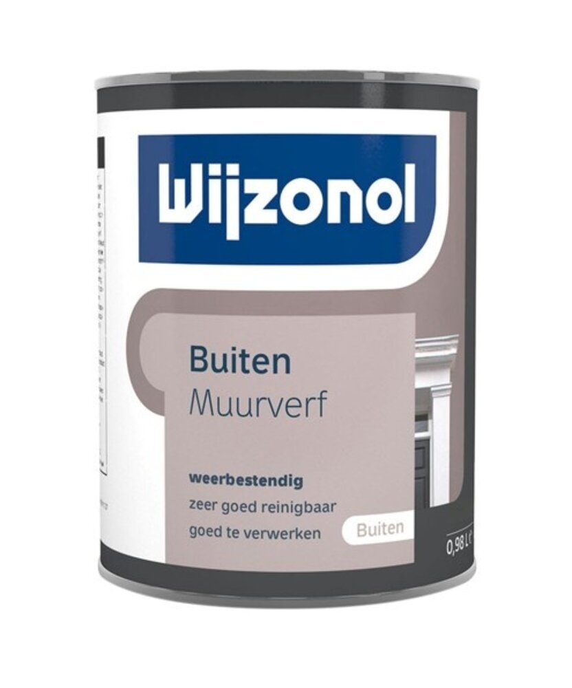 Wijzonol Muurverf Voor Buiten Zijdeglans