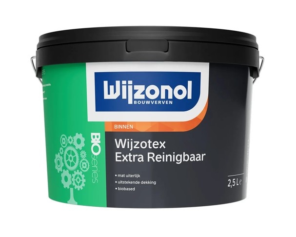 Wijzotex Extra Reinigbaar | 2,5 LTR | Donkere Kleur