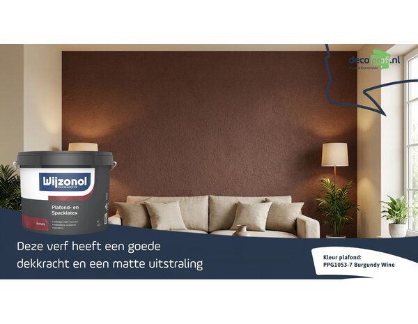 Wijzonol Plafond- en Spacklatex Wijzonol Plafond- en Spacklatex