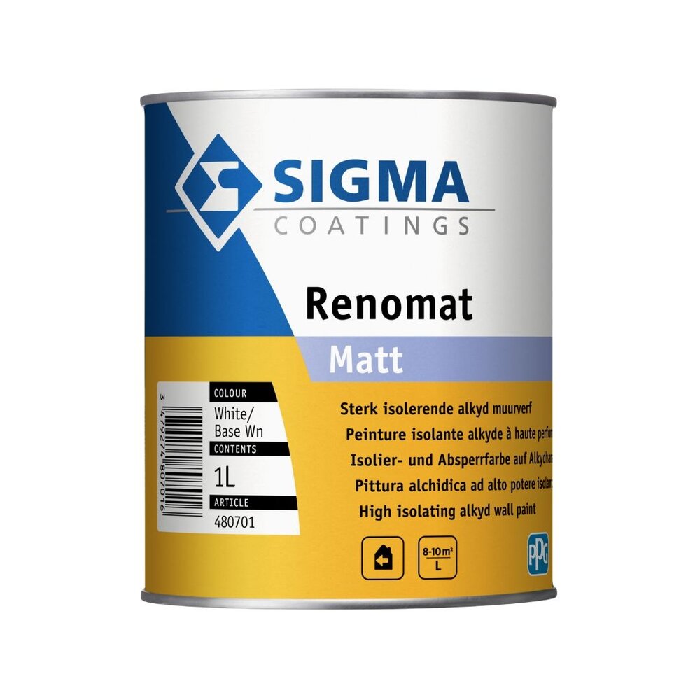 Sigma Renomat Matt | Matte Muurverf en Plafondverf