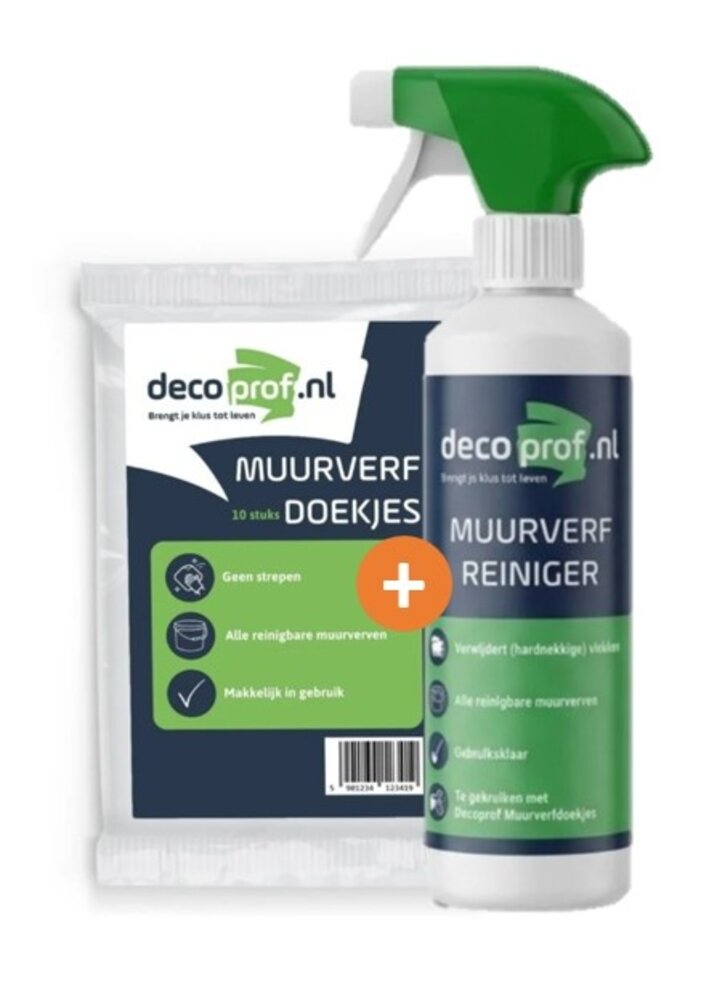 Decoprof Muurverf Reinigingsset