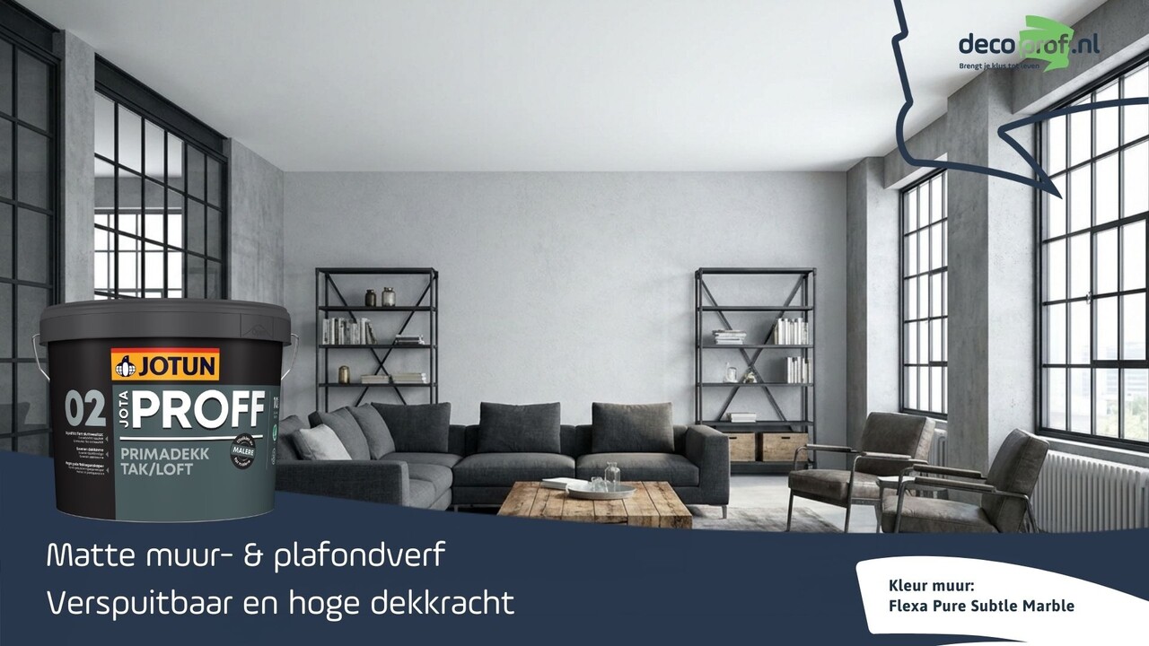 Jotun Jotaproff Primadekk | Matte Muurverf Jotun Jotaproff Primadekk | Matte Muurverf