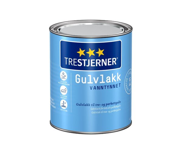 Jotun Trestjerner Gulvlakk Silkematt Waterborne | Zijdematte Blanke Lak Jotun Trestjerner Gulvlakk Silkematt Waterborne | Zijdematte Blanke Lak