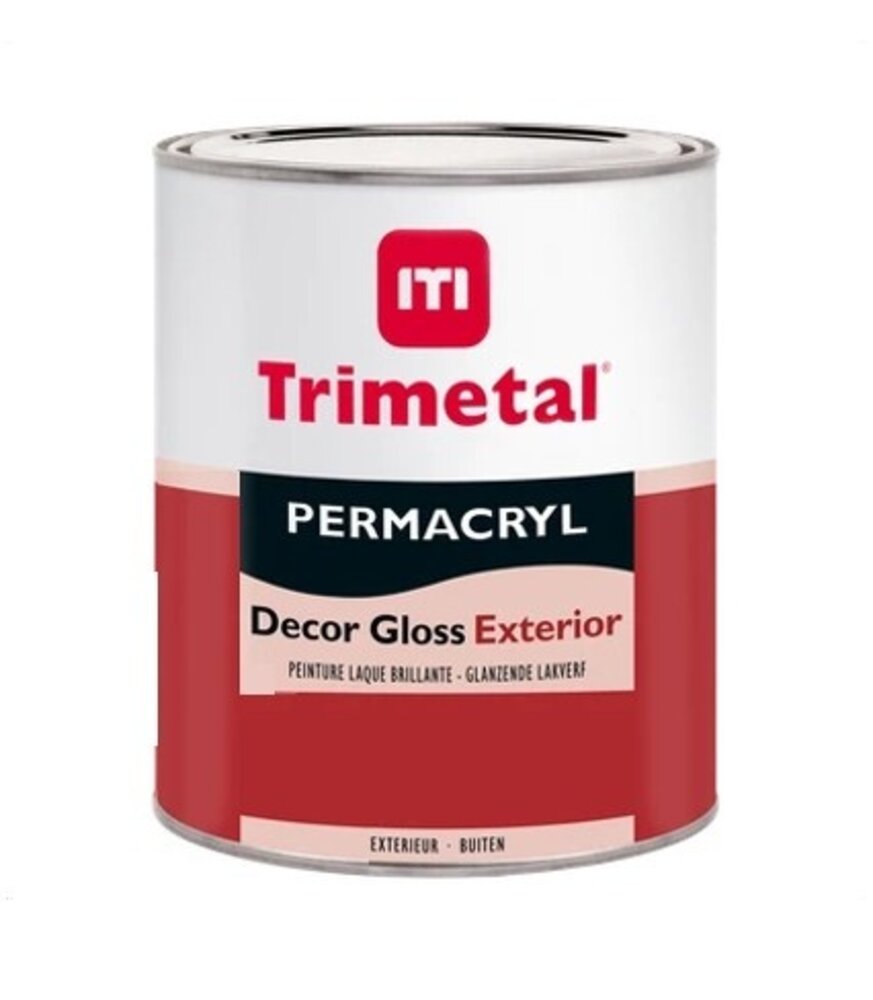 Trimetal Permacryl Decor Exterior Gloss | Hoogglans Eén-pot-systeem