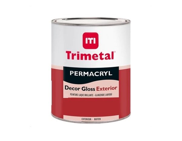 Trimetal Permacryl Decor Exterior Gloss | Hoogglans Eén-pot-systeem