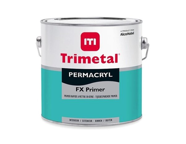 Trimetal Permacryl FX Primer | Grondverf Binnen & Buiten Trimetal Permacryl FX Primer | Grondverf Binnen & Buiten