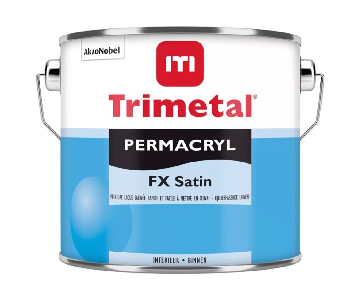 Trimetal Permacryl FX Satin | Zijdeglans Lakverf Binnen