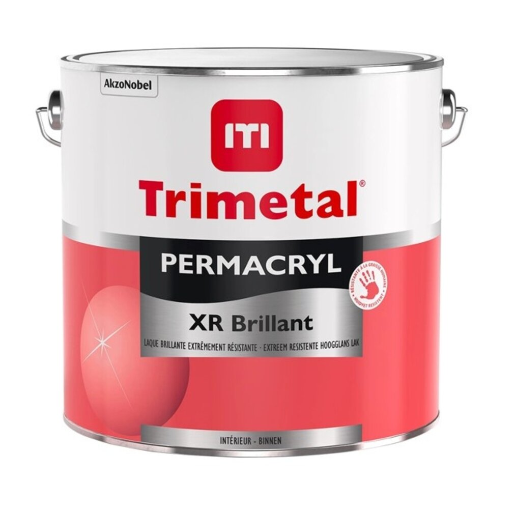Trimetal Permacryl XR Brillant | Hoogglans Lakverf Binnen