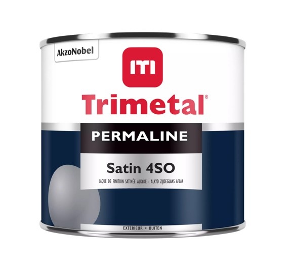 Permaline Satin 4SO | Zijdeglans Lakverf Buiten | 1 LTR | Wit