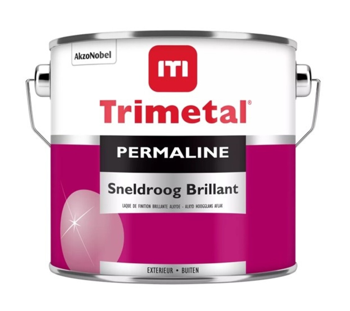 Trimetal Permaline Sneldroog Brillant | Sneldrogende Hoogglans Lakverf Buiten