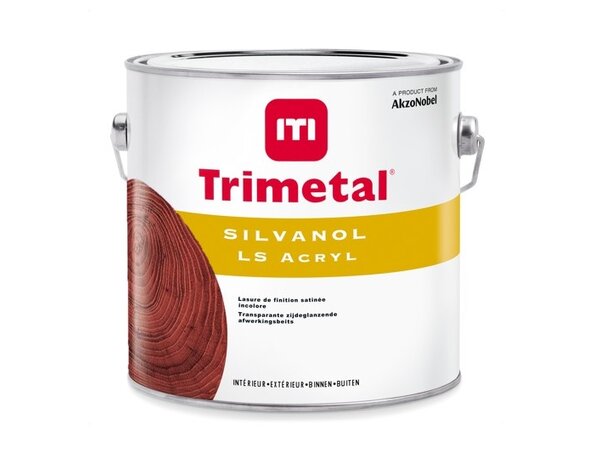 Trimetal Silvanol LS Acryl | Transparante Zijdeglans Beits