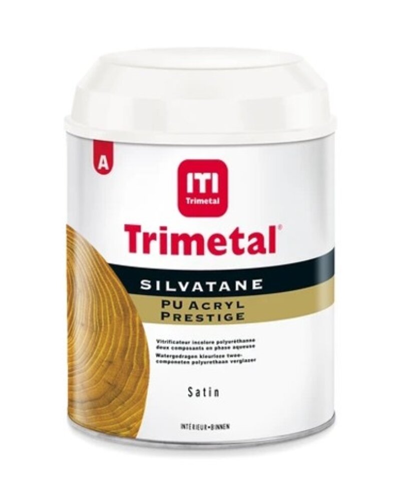 Trimetal Silvatane PU Acryl Prestige Satin | 2K Zijdeglans Blanke Lak
