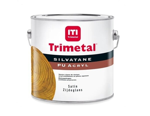 Trimetal Silvatane PU Acryl Satin | Zijdeglans Blanke Lak