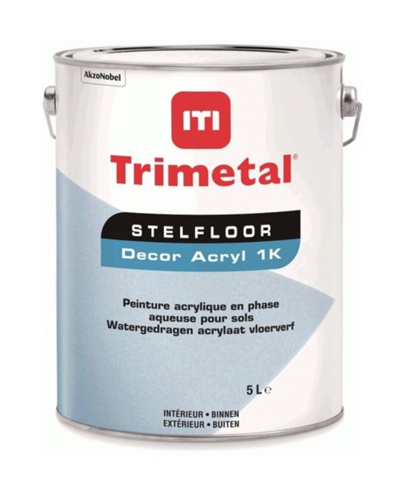 Trimetal Stelfloor Decor Acryl 1K  | Zijdeglans Vloerverf