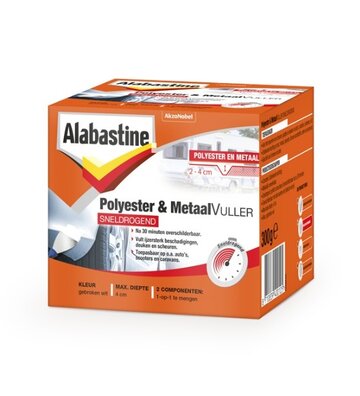 Alabastine Polyester & Metaal Vuller Sneldrogend