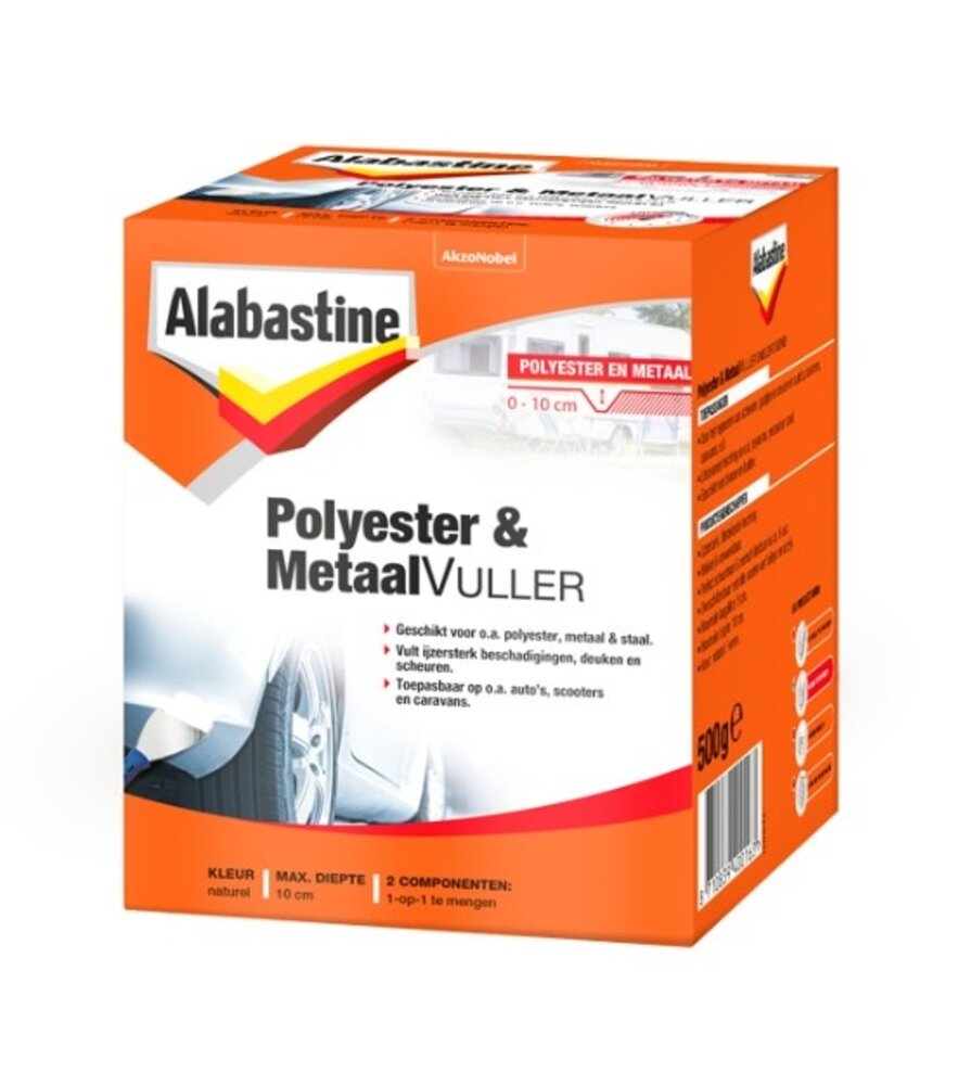 Alabastine Polyester & Metaal Vuller Alabastine Polyester & Metaal Vuller