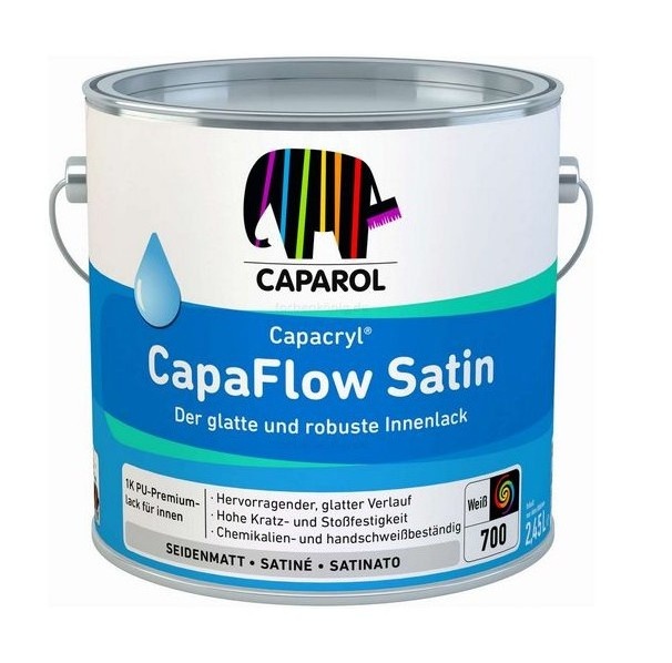 Capacryl Capaflow Satin | Zijdeglans Lakverf Binnen | 1 LTR | Wit