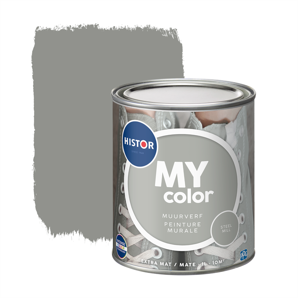 Histor MY color Muurverf Extra Mat Steel Mill