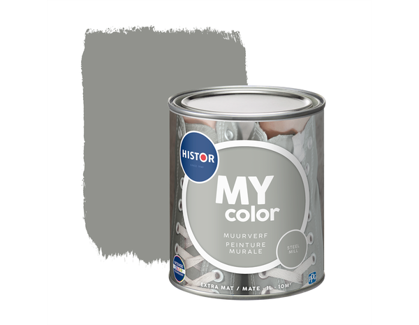 Histor MY color Muurverf Extra Mat Steel Mill