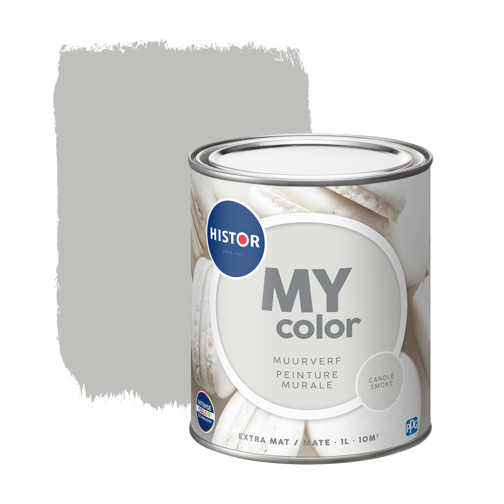 Histor My Color Muurverf Extra Mat Candle Smoke