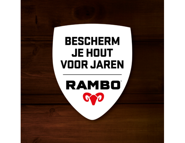 Rambo Pantserbeits Tuinhout Zijdeglans Dekkend Antraciet 1216