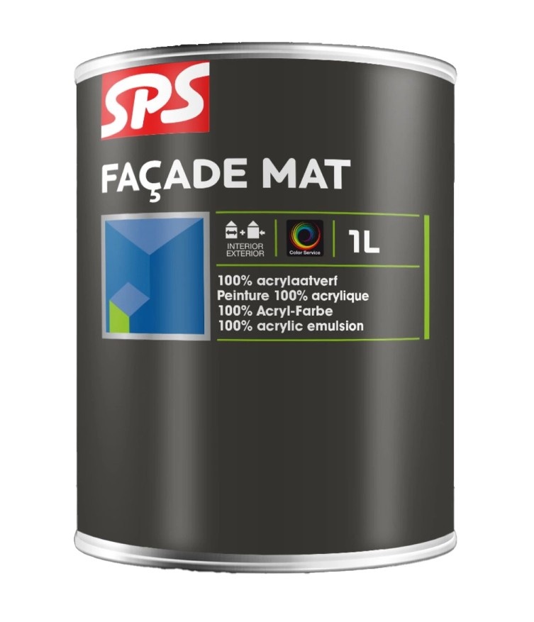 Decoprof.nl Facade Mat | Matte Gevelverf | 1 LTR | Donkere kleur aanbieding