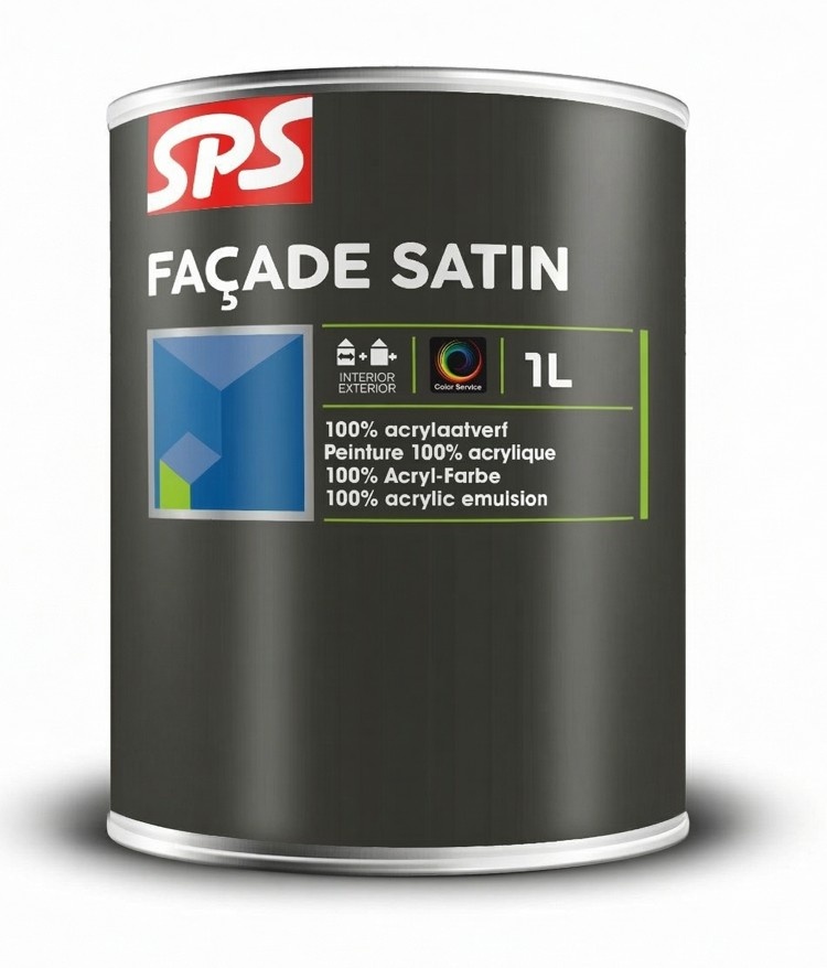 Facade Satin | Zijdeglans Gevelverf | 1 LTR | Donkere kleur