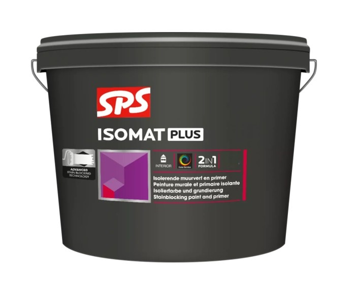 Decoprof.nl Isomat Plus | Isolerende Muurverf en Plafondverf | 4 LTR | Wit aanbieding